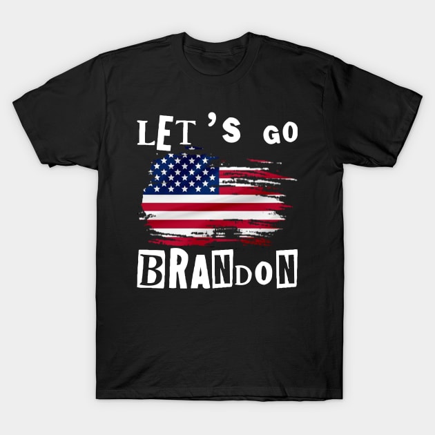 Lets Go Brandon FJB Trump 2024 T-shirt Donald Trump for President Republican party Mens Shirt T-Shirt by AviFlava